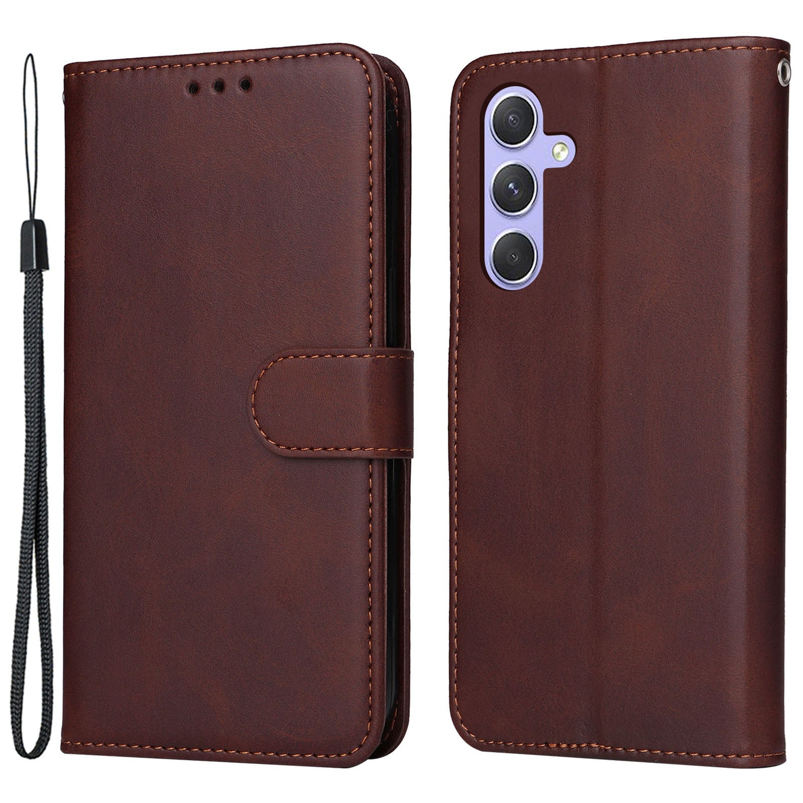 For Samsung Galaxy M54 5G / F54 5G Flip Protective Phone Cover PU Leather Calf Texture Stand Wallet Case For Samsung Galaxy M54 5G / F54 5G Flip Protective Phone Cover PU Leather Calf Texture Stand Wallet Case